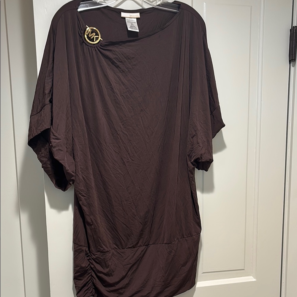 MICHAEL Michael Kors Brown Swim Coverup